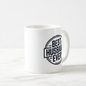 Ontwerp van 'Beste echtgenoot ooit' badge Koffiemok (Voorkant rechts)