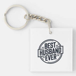 Ontwerp van 'Beste echtgenoot ooit' badge Sleutelhanger
