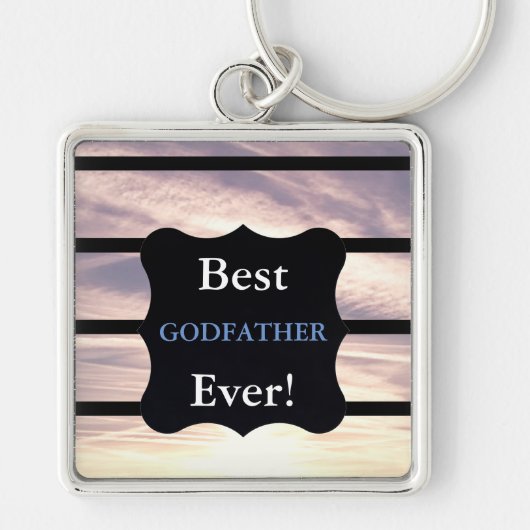Ontwerp van beste Godfather Ever Sleutelhanger (Voorkant)
