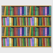 Ontwerp van bibliotheek aanpassen cadeaupapier (Vlak)