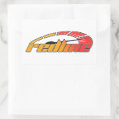 Ontwerp van bijlasteken opnieuw uitlijnen rechthoekige sticker (Tas)