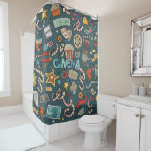 Ontwerp van bioscoopbioscoopbioscoopbioscoop douchegordijn (In situ)