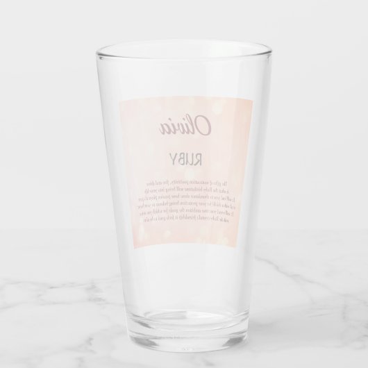 Ontwerp van Birthstone Ruby van juli Glas (Achterkant)