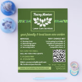 Ontwerp van bladgrasstroken, diensten voor grasver flyer (Enkel)