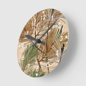 Ontwerp van boomgrenzen ronde klok (Hoek)