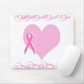 Ontwerp van borstkanker muismat (Met muis)