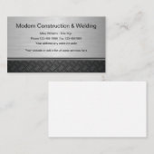 Ontwerp van bouwlassen visitekaartje (Voorkant / Achterkant)