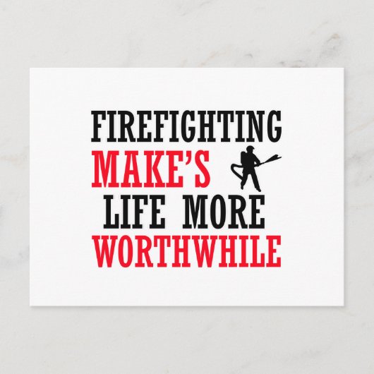 Ontwerp van brandbestrijding briefkaart (Voorkant)