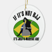 ontwerp van braziliaans-jiu-jitsu keramisch ornament (Links)