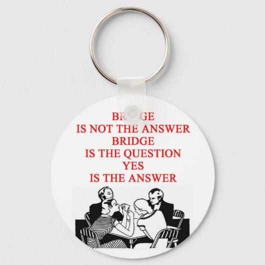 ontwerp van brugspeler sleutelhanger (Voorkant)