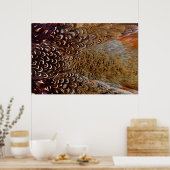 Ontwerp van bruine fazant poster (Keuken)