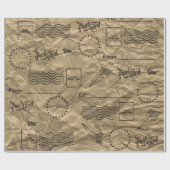 Ontwerp van  bruinktpapier voor het oppakken van p cadeaupapier (Vlak)