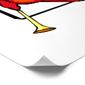 Ontwerp van buisleidingen, van rode en bruine graf poster (Hoek)