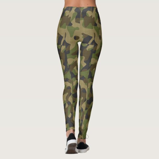 Ontwerp van Camouflage Army Leggings (Achterkant)