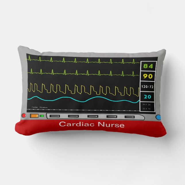 Ontwerp van cardiale urse Pillow-monitor Kussen (Voorkant)