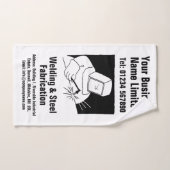 Ontwerp van Cartoon voor lassen en fabricage Handdoek (Handdoek)