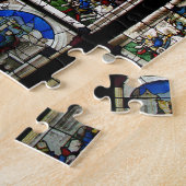 ONTWERP VAN CATHEDRAG GLAS IN LOOD LEGPUZZEL (Zijkant)