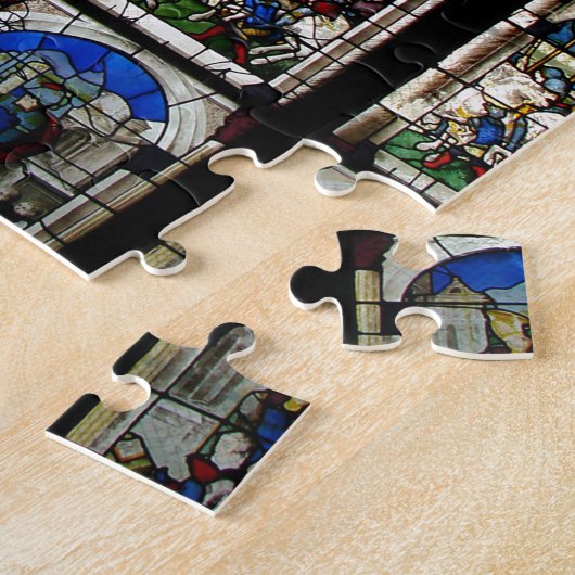 ONTWERP VAN CATHEDRAG GLAS IN LOOD LEGPUZZEL (Zijkant)