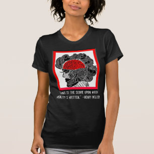 Ontwerp van chaos en realiteit t-shirt