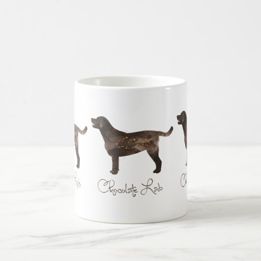 Ontwerp van Chocolade Lab-Waterverf Koffiemok (Center)