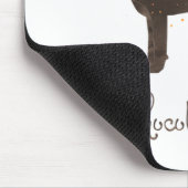 Ontwerp van Chocolade Lab-Waterverf Muismat (Hoek)