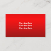 Ontwerp van Classy Realtor Black en Red Visitekaar Visitekaartje (Achterkant)