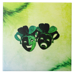 Ontwerp van comedy en tragedie theater Green Tegeltje
