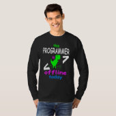 Ontwerp van computerprogrammeerprogramma's voor co t-shirt (Voorkant volledig)