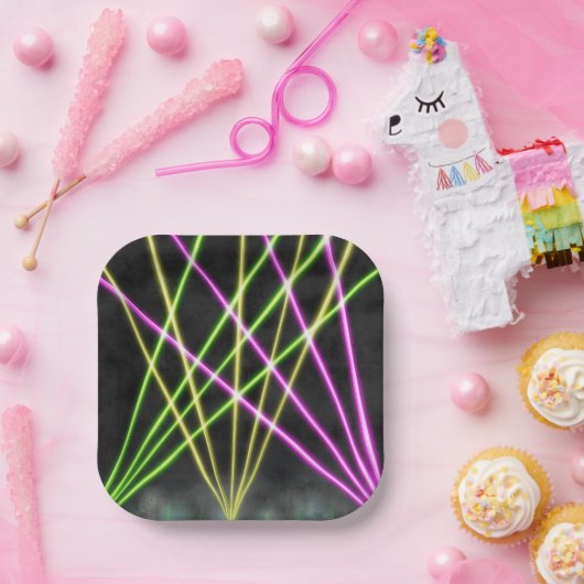 Ontwerp van concerten en feestdagen papieren bordje (Feest)