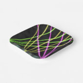 Ontwerp van concerten en feestdagen papieren bordje (Gebogen)