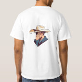 Ontwerp van cowboy-pet t-shirt (Achterkant)