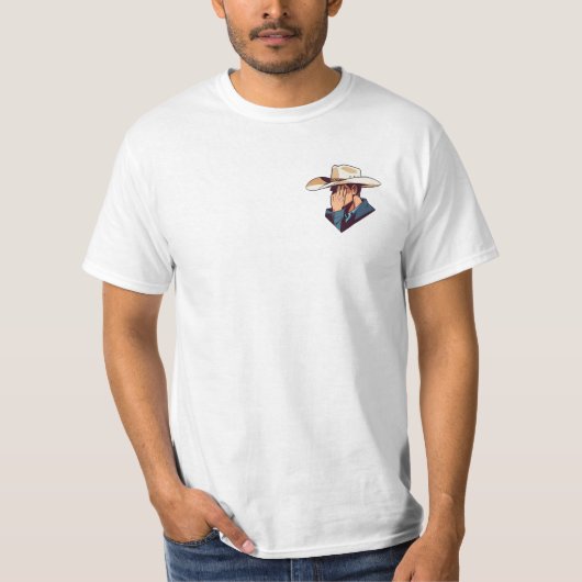 Ontwerp van cowboy-pet t-shirt (Voorkant)