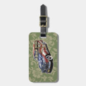 Ontwerp van Crusin van de vrijheid het Hawaiiaanse Bagagelabel (Voorkant verticaal)