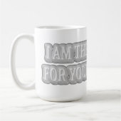 Ontwerp van Cute Artwork Over "I AM THE SOLUTION" Koffiemok (Links)