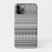 Ontwerp van Cute Grey aztec-patronen Case-Mate iPhone Case (Achterkant)