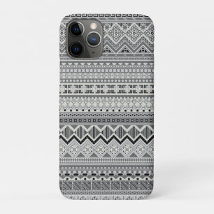 Ontwerp van Cute Grey aztec-patronen Case-Mate iPhone Case