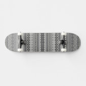 Ontwerp van Cute Grey aztec-patronen Persoonlijk Skateboard (Horizontaal)