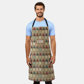 ontwerp van de aardetonen Ice Cam Cones Schort (Gedragen)