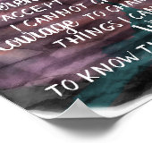 Ontwerp van de abstracte waterverf van het onderho poster (Hoek)