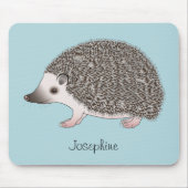 Ontwerp van de Afrikaanse Cartoon van de egel van  Muismat (Voorkant)