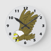 Ontwerp van de Amerikaanse Zeearend Ronde Klok (Voorkant)