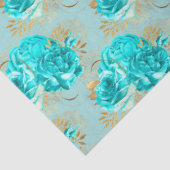 Ontwerp van de Aqua- en Gold-reeks 16 Tissuepapier (Detail)