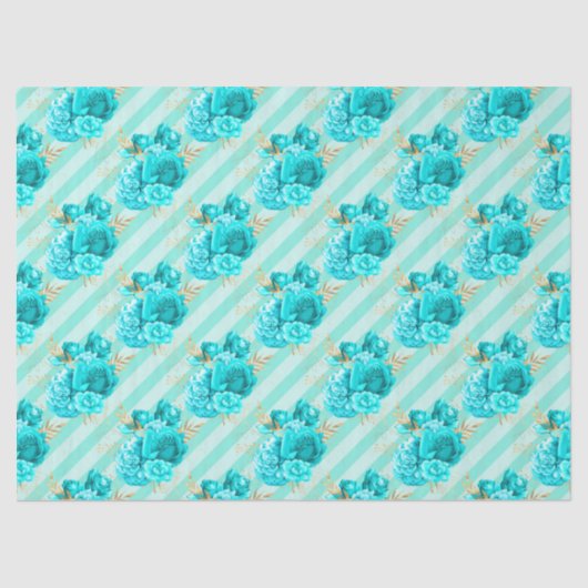 Ontwerp van de Aqua- en Gold-reeks 4 Tissuepapier (Voorkant)