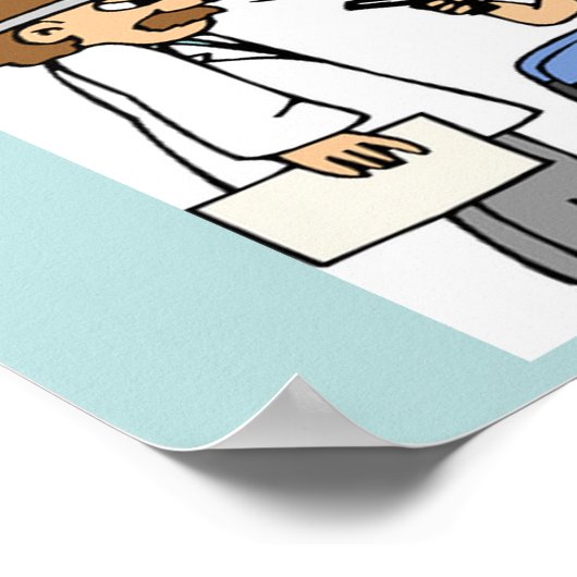 Ontwerp van de arts van de kinderarts poster (Hoek)