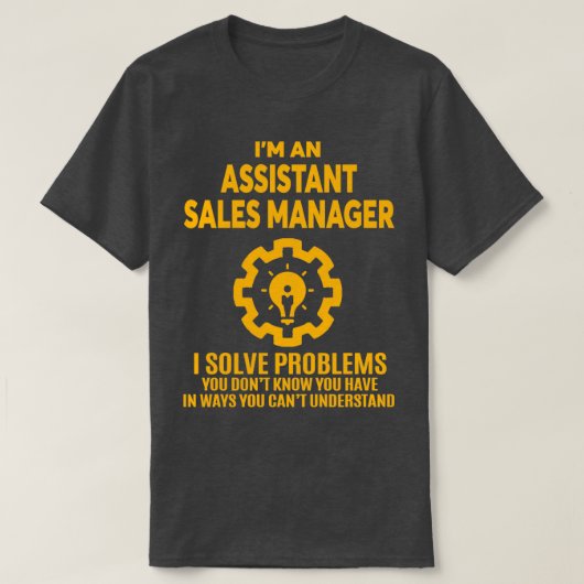 ONTWERP VAN DE ASSISTANT VERKOOPMANAGER NICE 2017 T-SHIRT (Design voorkant)