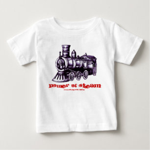Ontwerp van de baby t-shirt met stoommotor