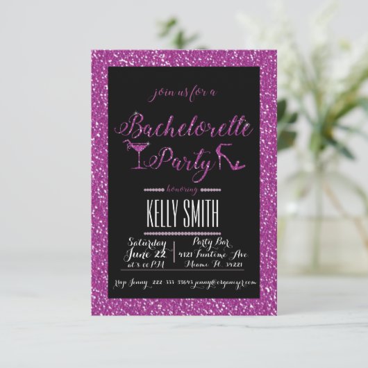 Ontwerp van de Bachelorette-partij Kaart (Staand voorkant)