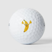 Ontwerp van de bananenCartoon Golfballen (Voorkant)