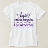 Ontwerp van de bewustmakingsmaand van Alzheimer T-shirt (Design voorkant)
