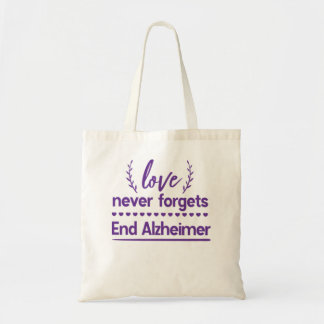 Ontwerp van de bewustmakingsmaand van Alzheimer Tote Bag